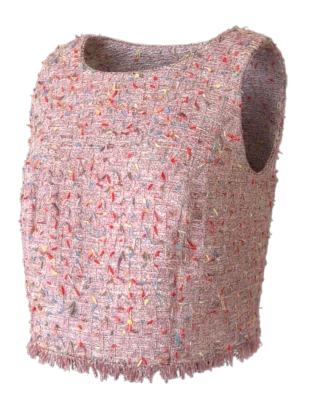 Walter Baker Celebrate Tweed Crop Top Size XL | NWT